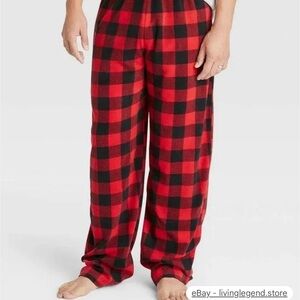 Red and Black Checkered Pajama bottoms Pants